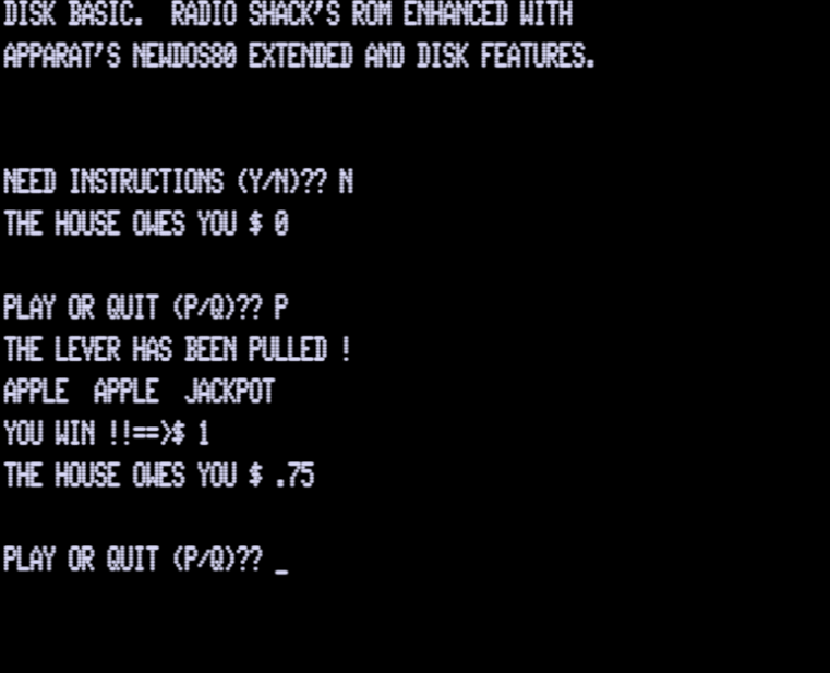 Screen shot